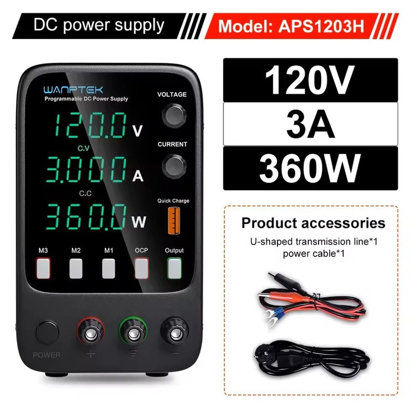Programmable DC Power Supply 30V 10A Voltage Current Regulator 14