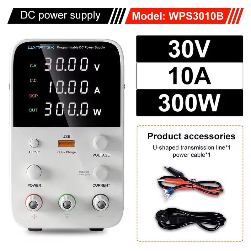 Programmable DC Power Supply 30V 10A Voltage Current Regulator 16