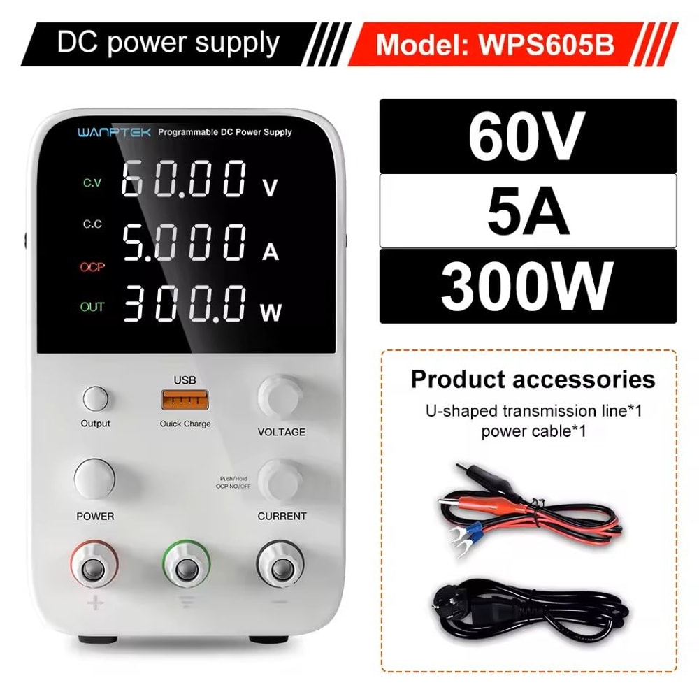 Programmable DC Power Supply 30V 10A Voltage Current Regulator 17