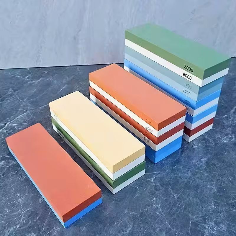 Knife Sharpening Stone Set MultiStage White Corundum Whetstone 0