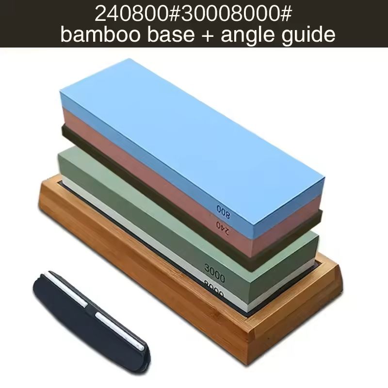 Knife Sharpening Stone Set MultiStage White Corundum Whetstone 22