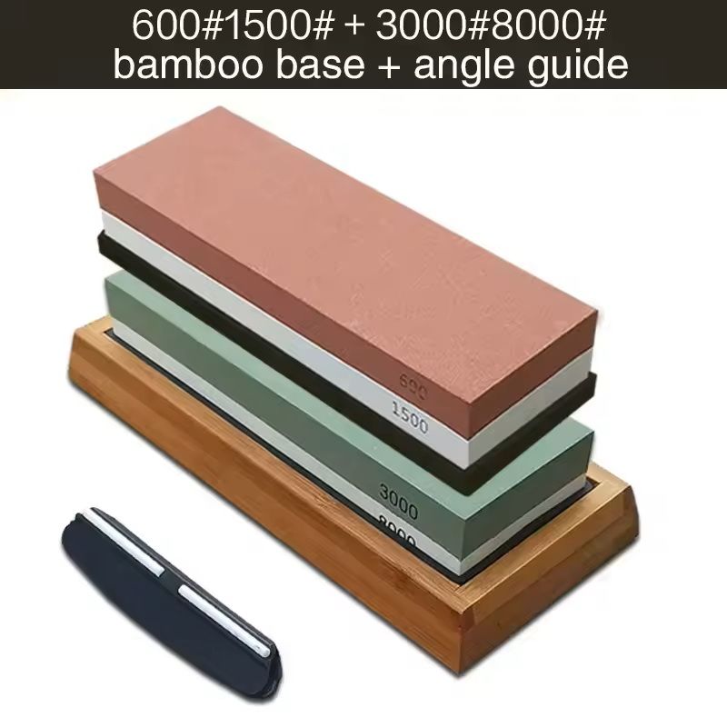 Knife Sharpening Stone Set MultiStage White Corundum Whetstone 23