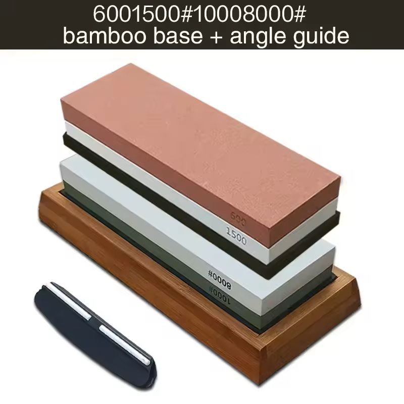 Knife Sharpening Stone Set MultiStage White Corundum Whetstone 24