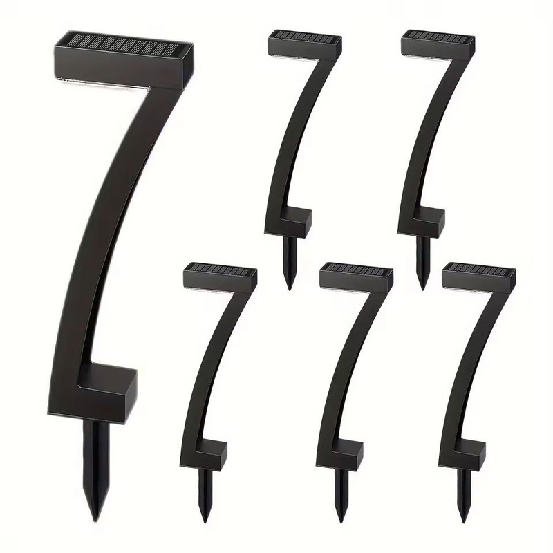 6 Pack Bright Solar Pathway Lights Auto OnOff Outdoor Landscape Set 6