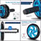 Ab Roller 5Piece Fitness Set With PushUp Stand And Accessories 3