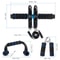 Ab Roller 5Piece Fitness Set With PushUp Stand And Accessories 4