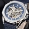 Automatic Mechanical Watch Hollow Dial Leather Strap For Men 1