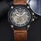 Automatic Mechanical Watch Hollow Dial Leather Strap For Men 10