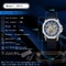 Automatic Mechanical Watch Hollow Dial Leather Strap For Men 4