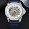 Automatic Mechanical Watch Hollow Dial Leather Strap For Men 6