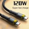 120W USBC To USBC Fast Charging Cable For Phones And Tablets 7