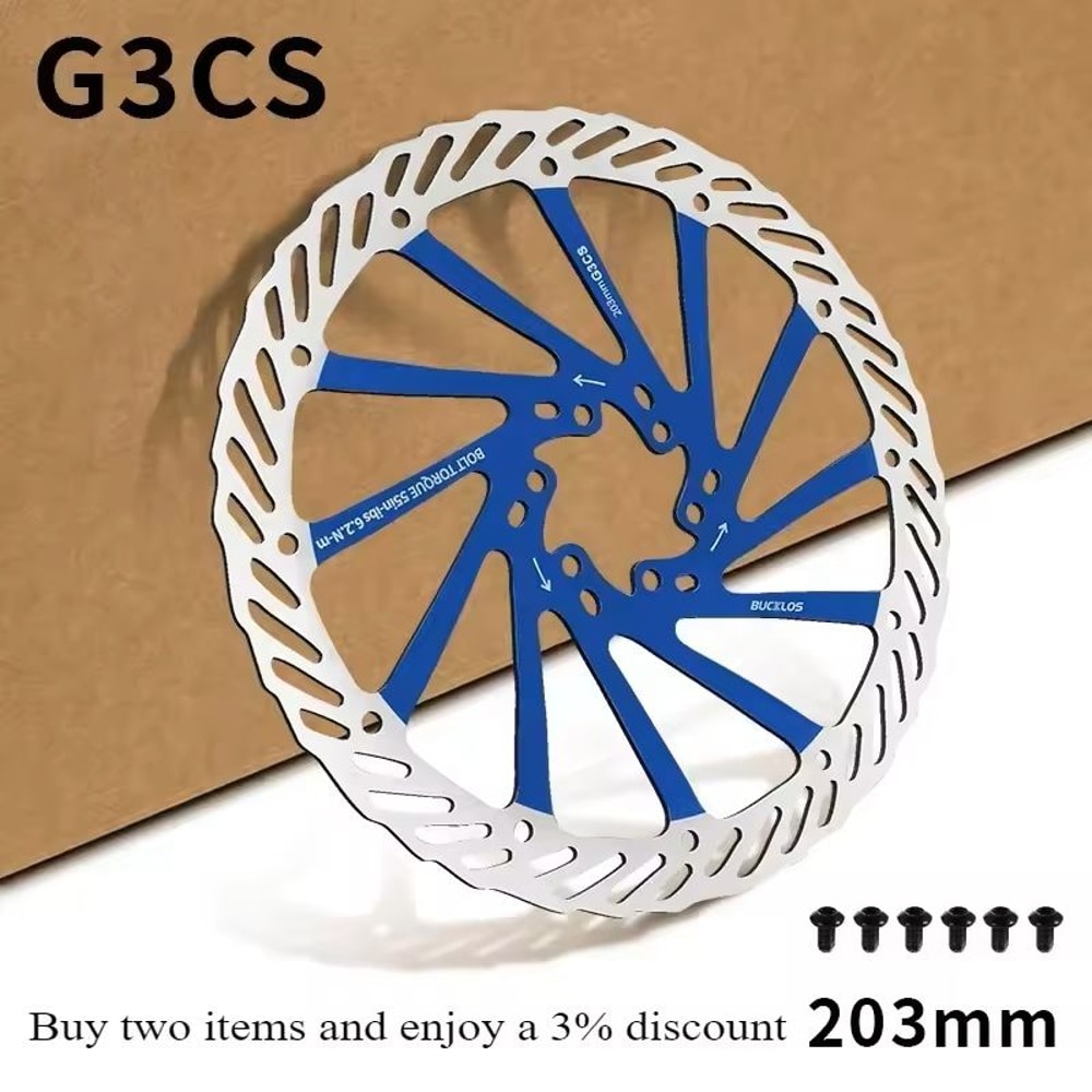 MTB Bike Brake Rotor High Strength Hydraulic Disc 160mm203mm 15