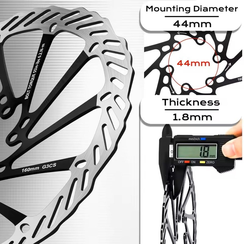 MTB Bike Brake Rotor High Strength Hydraulic Disc 160mm203mm 4