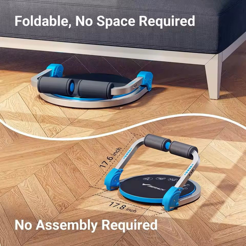 Adjustable Resistance Ab Workout Machine With Automatic Rebound 4