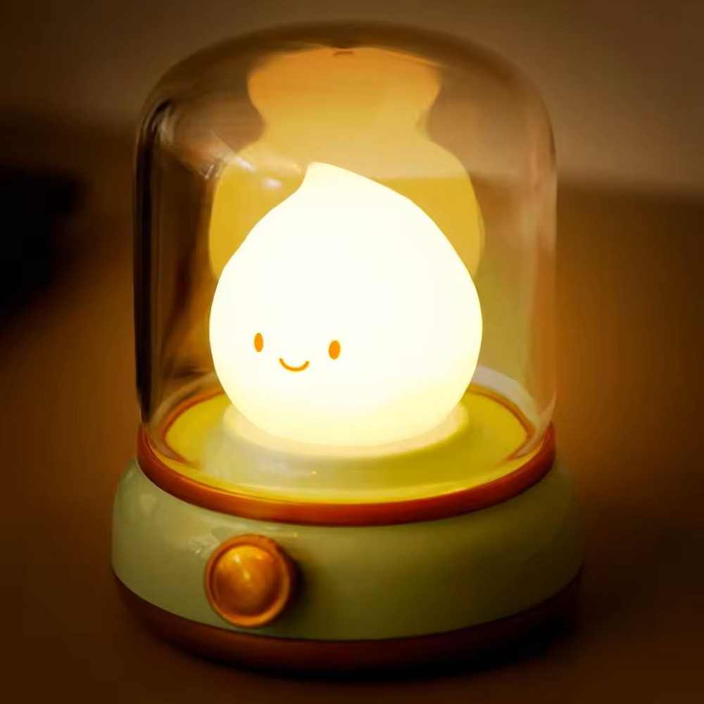 Kerosene Style LED Night Light USB Rechargeable Flameless Table Lamp 1