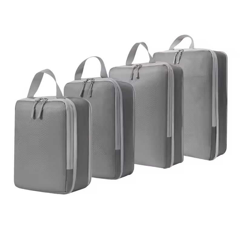 4Piece Travel Compression Packing Cubes Waterproof Organizer Set 7