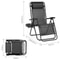 Set Of 2 Zero Gravity Recliner Chairs With Cup Holders And Adjustable Pillow 3