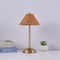 LED Rattan Rechargeable Desk Lamp Retro Decorative Table Light 2