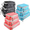 3Piece Compressible Packing Cube Set Waterproof Travel Organizer Bags 1