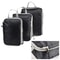 3Piece Compressible Packing Cube Set Waterproof Travel Organizer Bags 2