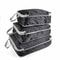 3Piece Compressible Packing Cube Set Waterproof Travel Organizer Bags 7