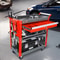 3Tier Rolling Tool Cart With Wheels 440 Lbs Capacity Garage Storage 8