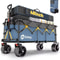 48 In Heavy Duty Collapsible Folding Wagon 440 Lbs Capacity Utility Cart 9