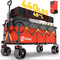 48 In Heavy Duty Collapsible Folding Wagon 440 Lbs Capacity Utility Cart 7