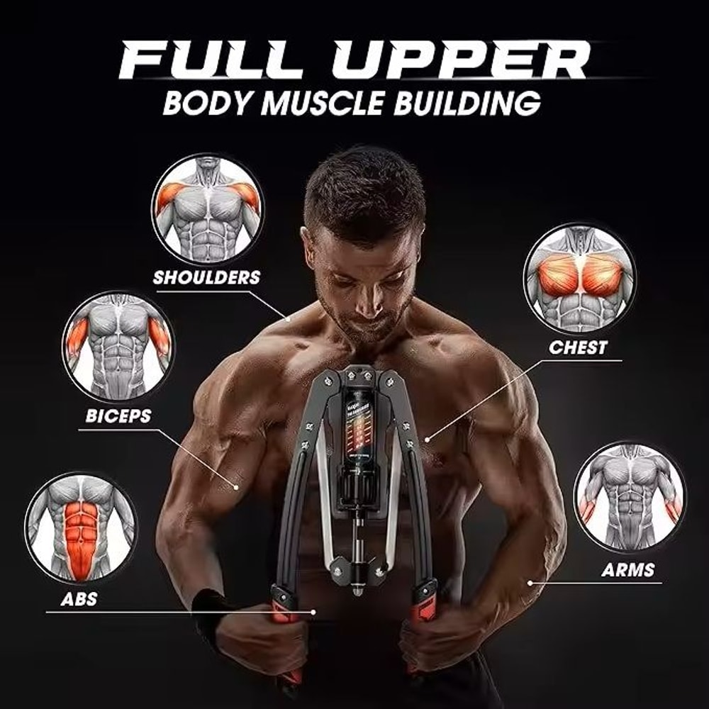 Adjustable Hydraulic Arm Exerciser 22440 Lbs Resistance Strength Trainer 0