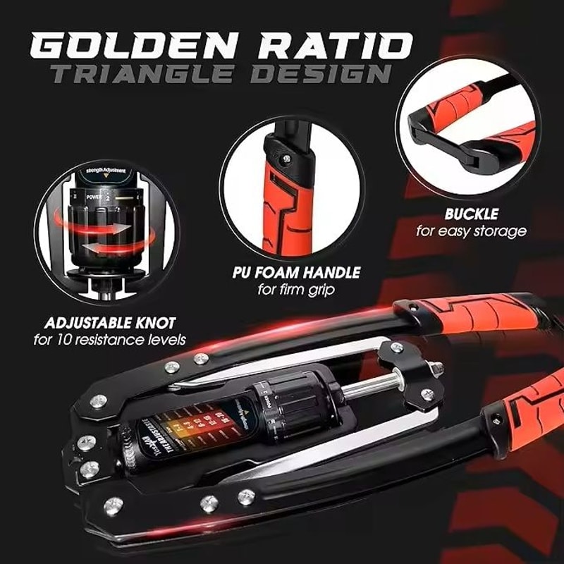 Adjustable Hydraulic Arm Exerciser 22440 Lbs Resistance Strength Trainer 4