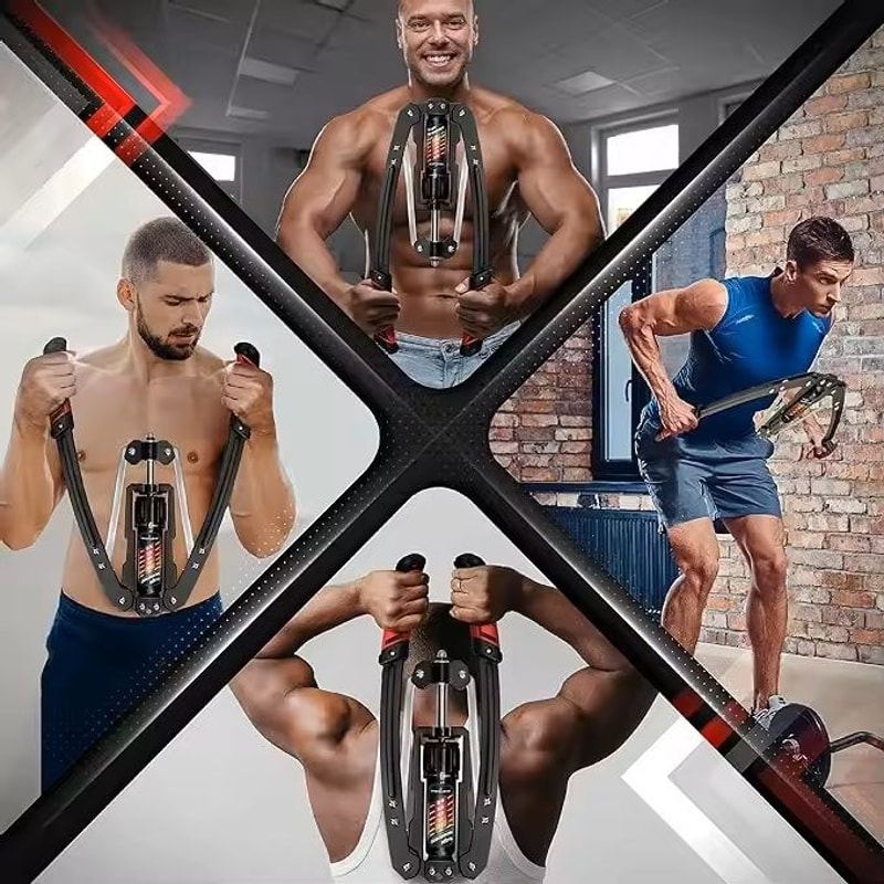 Adjustable Hydraulic Arm Exerciser 22440 Lbs Resistance Strength Trainer 5