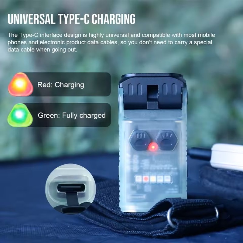 Rechargeable EDC Flashlight With UV Light And Magnetic Base 750 Lumen 5