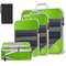 6 Piece Travel Packing Cube Set With Shoe Bag And Mesh Panels 10