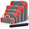 6 Piece Travel Packing Cube Set With Shoe Bag And Mesh Panels 6