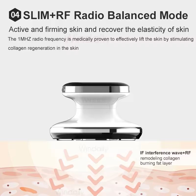 EMS RF Body Slimming Machine With LED Light Therapy And Cellulite Massage 3