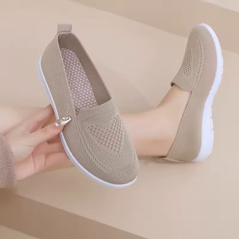 Womens Casual Breathable Chunky Sole Flats For Spring And Summer 0