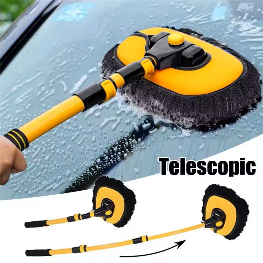 New Car Wash Mop Cleaning Brush With Telescoping Handle 0