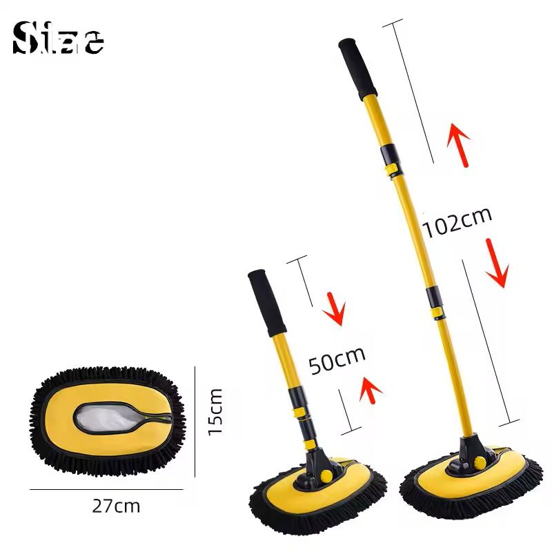 New Car Wash Mop Cleaning Brush With Telescoping Handle 5