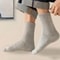 5 Pairs Solid Color Unisex Sports Socks MidCalf Winter Gift Set 4