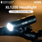 Rechargeable Bike Headlight Waterproof Aluminum Front Lamp 0
