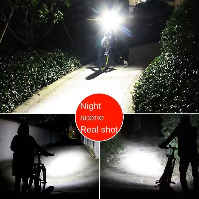 Rechargeable LED Bike Headlight Waterproof Zoomable Cycling Lamp 3