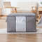 Large Capacity Clothes Storage Bag Foldable Organizer With Zipper And Handles 9
