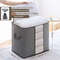 Large Capacity Clothes Storage Bag Foldable Organizer With Zipper And Handles 13