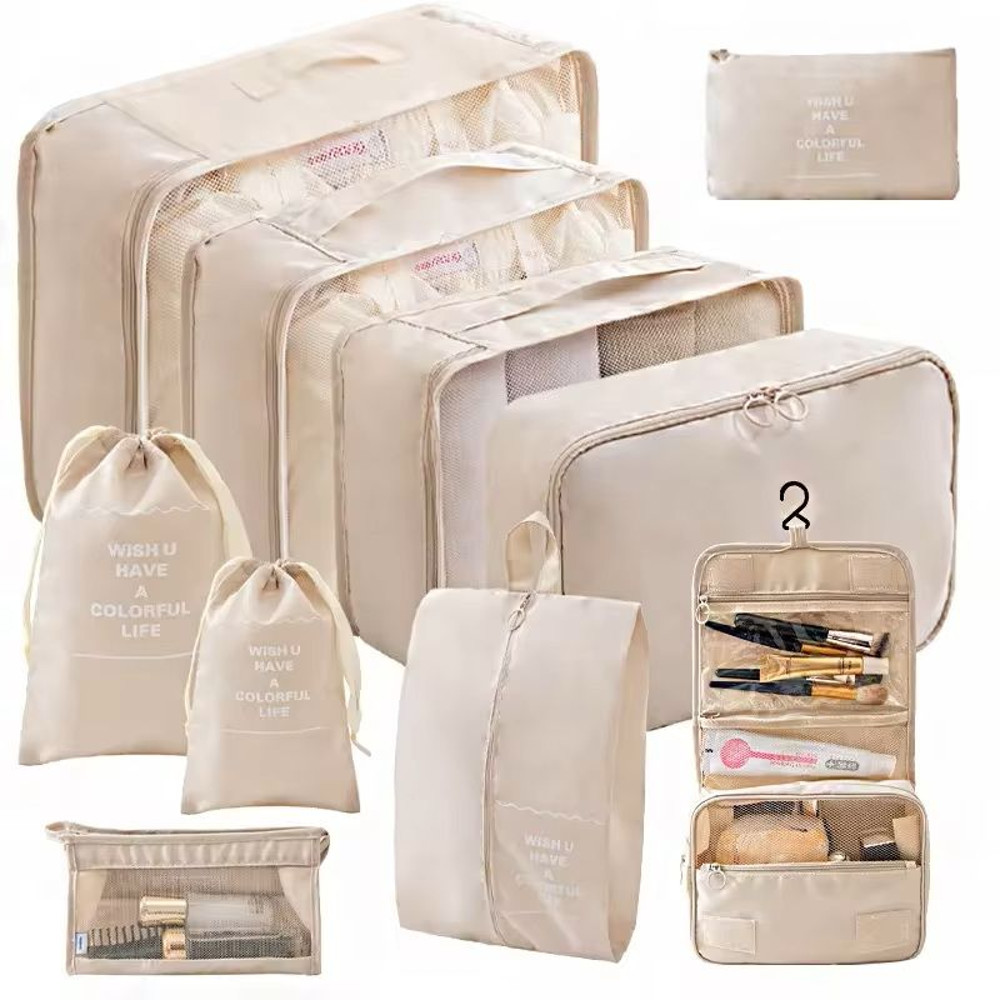 Travel Luggage Organizer Set Packing Cubes And Storage Bags 1