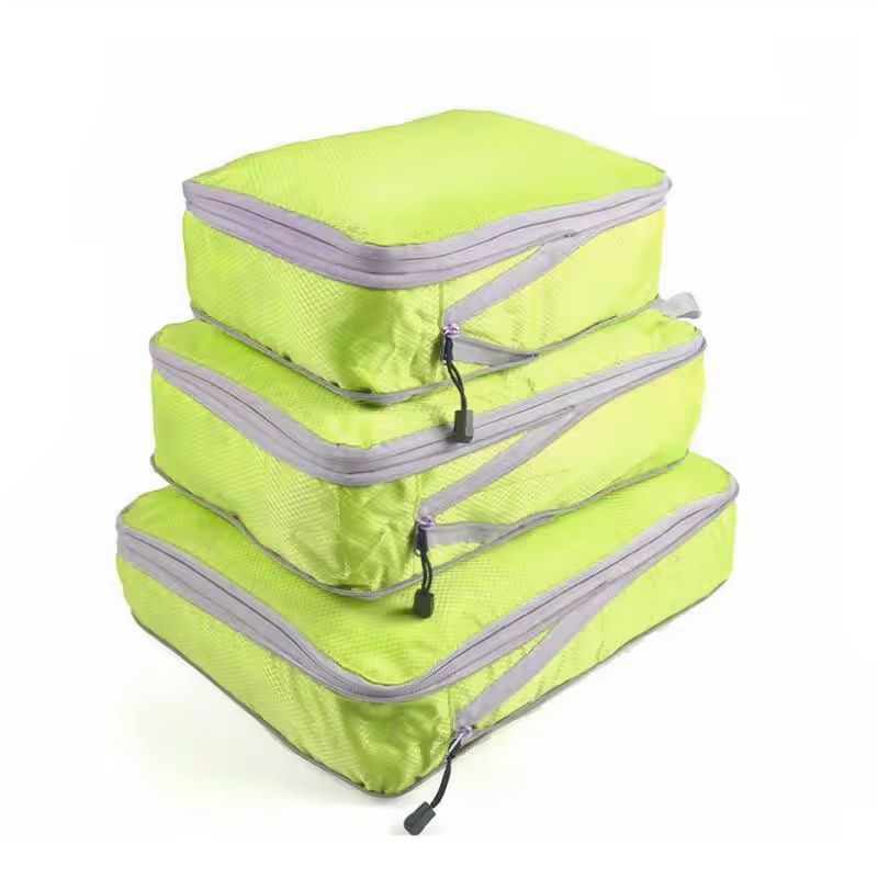 Compressible Travel Packing Cubes Foldable Waterproof Luggage Organizer 9