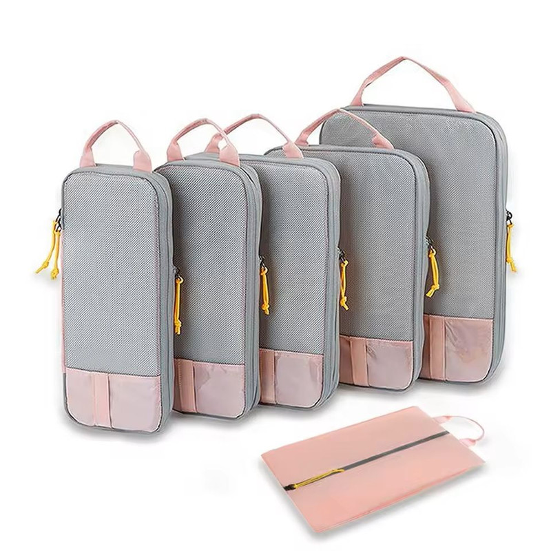 Travel Compression Packing Cubes And Storage Bags Organizer Set 12