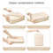 Travel Compression Packing Cubes And Storage Bags Organizer Set 5