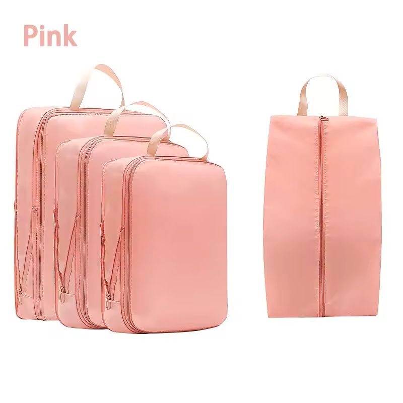 Travel Compression Packing Cubes And Storage Bags Organizer Set 8