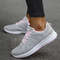 Breathable Mesh LaceUp Womens Sneakers Flat Casual Shoes 3