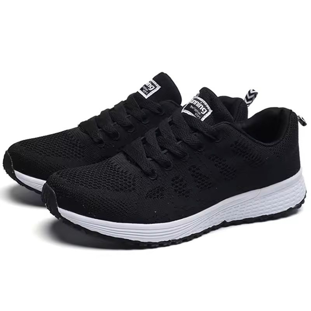 Breathable Mesh LaceUp Womens Sneakers Flat Casual Shoes 7